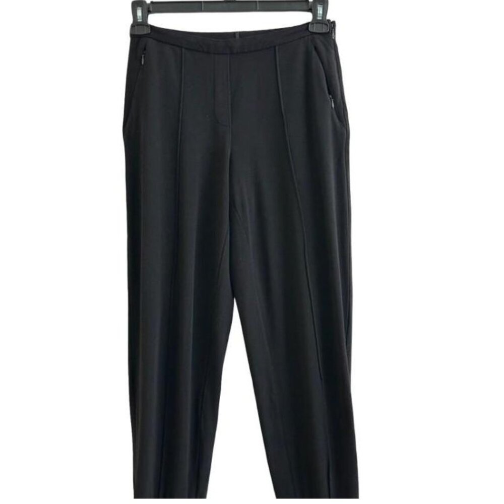 Elie Tahari Black Jogger Lounge Pant - Size Small - Picture 2 of 10